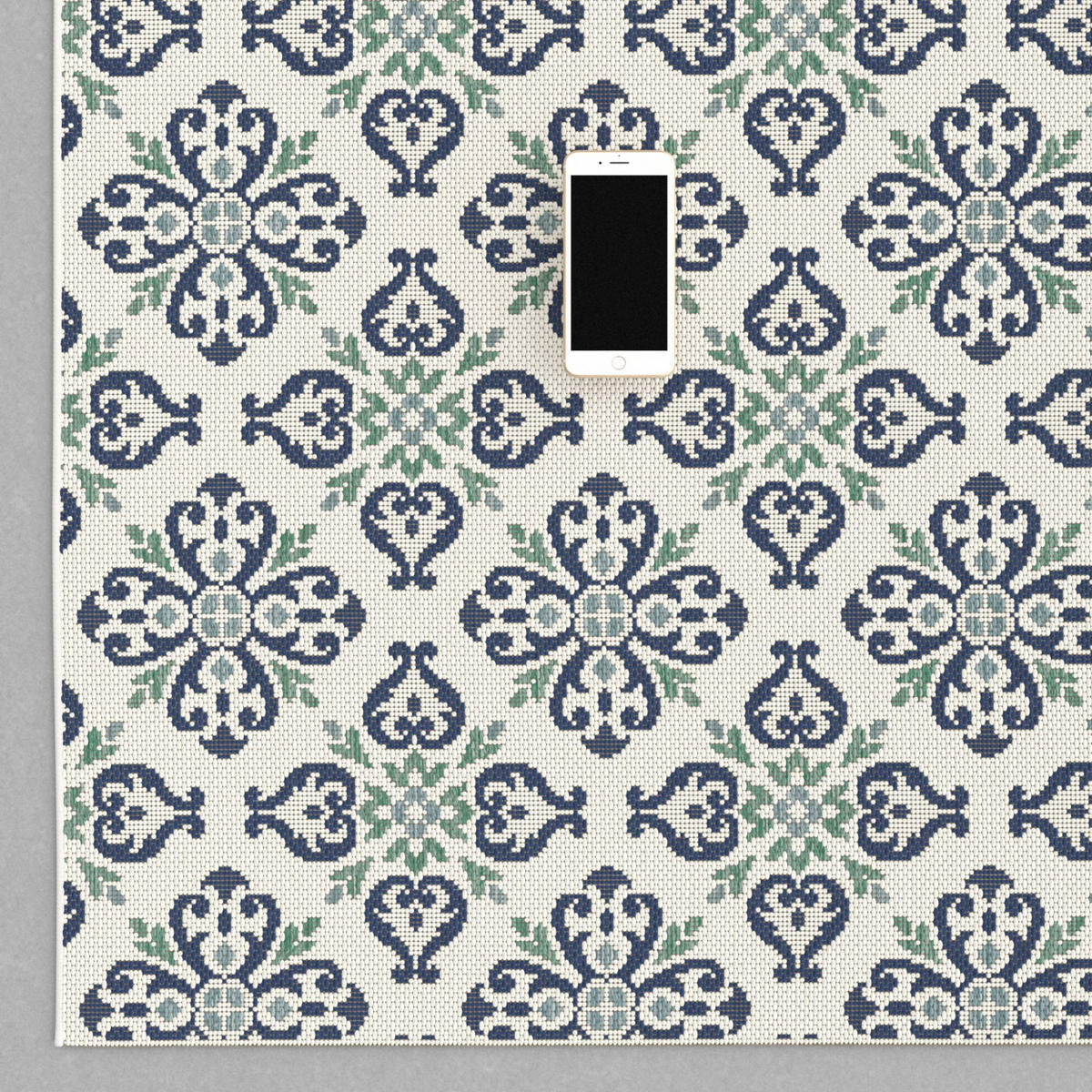 OUTDOORTEPPICH 160/230 cm Nohr - Blau, Textil (160/230cm) - Steffensmeier