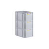 EUROBOX 3x Nextgen Color 32x40x60cm 65 Liter Griffe Gelb Geschlossen - Gelb, Kunststoff (40/22/60cm) - PROREGAL