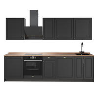 KÖK Fame-Line, Herrgård i antracitguld/antracit, 280 cm, AP Oak - Antracit, Träbaserade material (280/206.8/60cm) - Vicco
