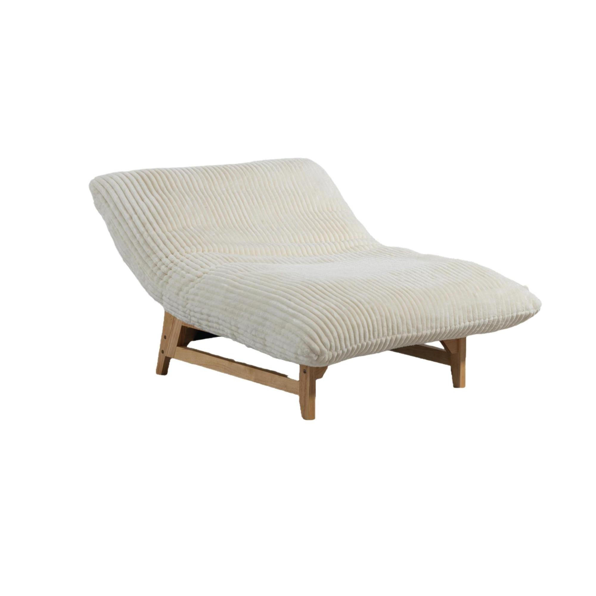 LIEGE Relaxsessel,Loveseat,Sitzsack,Cordstoff,Beige - Beige, Textil (74/60/110cm) - LVHOM
