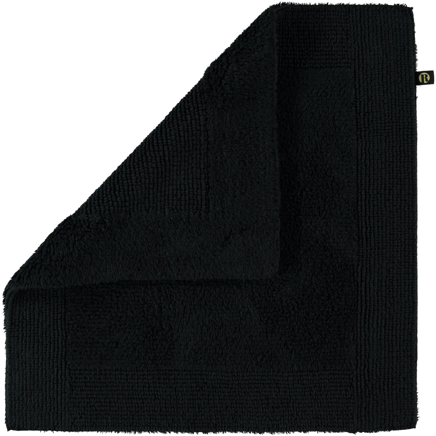 Rhomtuft Badteppiche Schwarz 60x60 cm