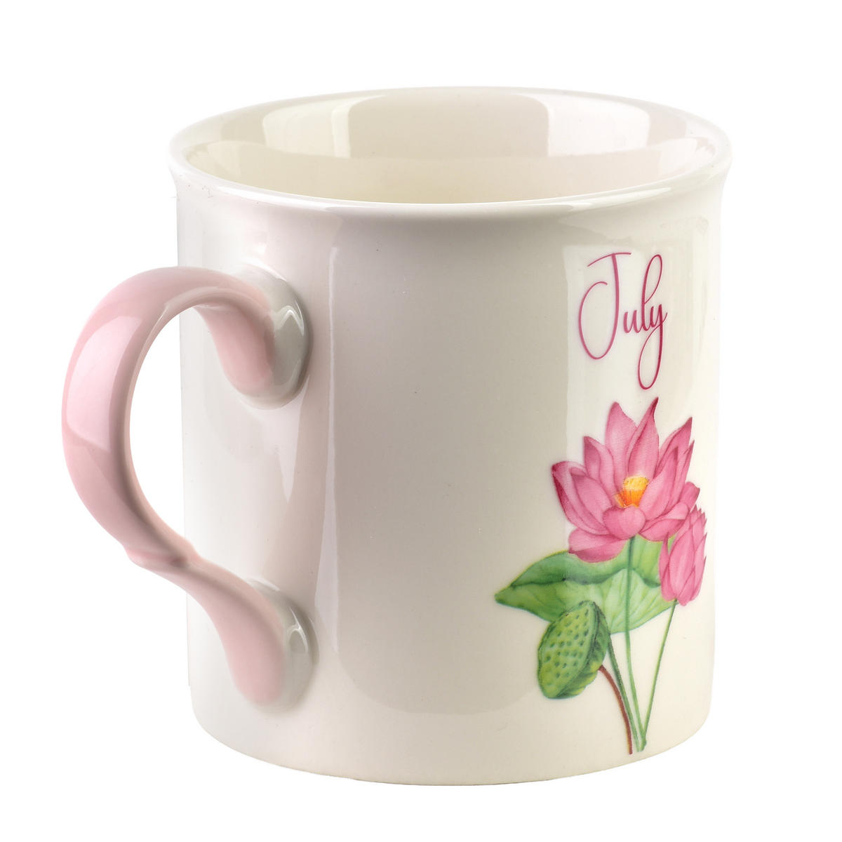 BECHER Mes rosa 8.5/10/9 cm Porzellan - Altrosa, Keramik (0.32L) - Mondex