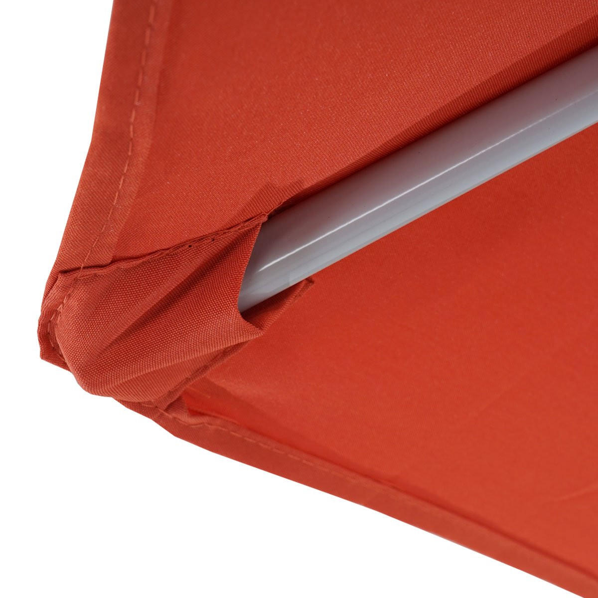 SONNENSCHIRM HALBRUND UV 50+ Orange - Orange, Textil (285/145cm) - MCW