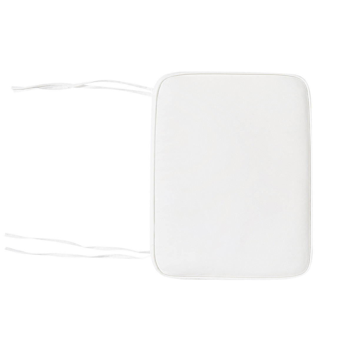 SITZKISSEN Weiß 29 x 38 cm Fiji - Weiß, Textil (38/5/29cm) - Beliani