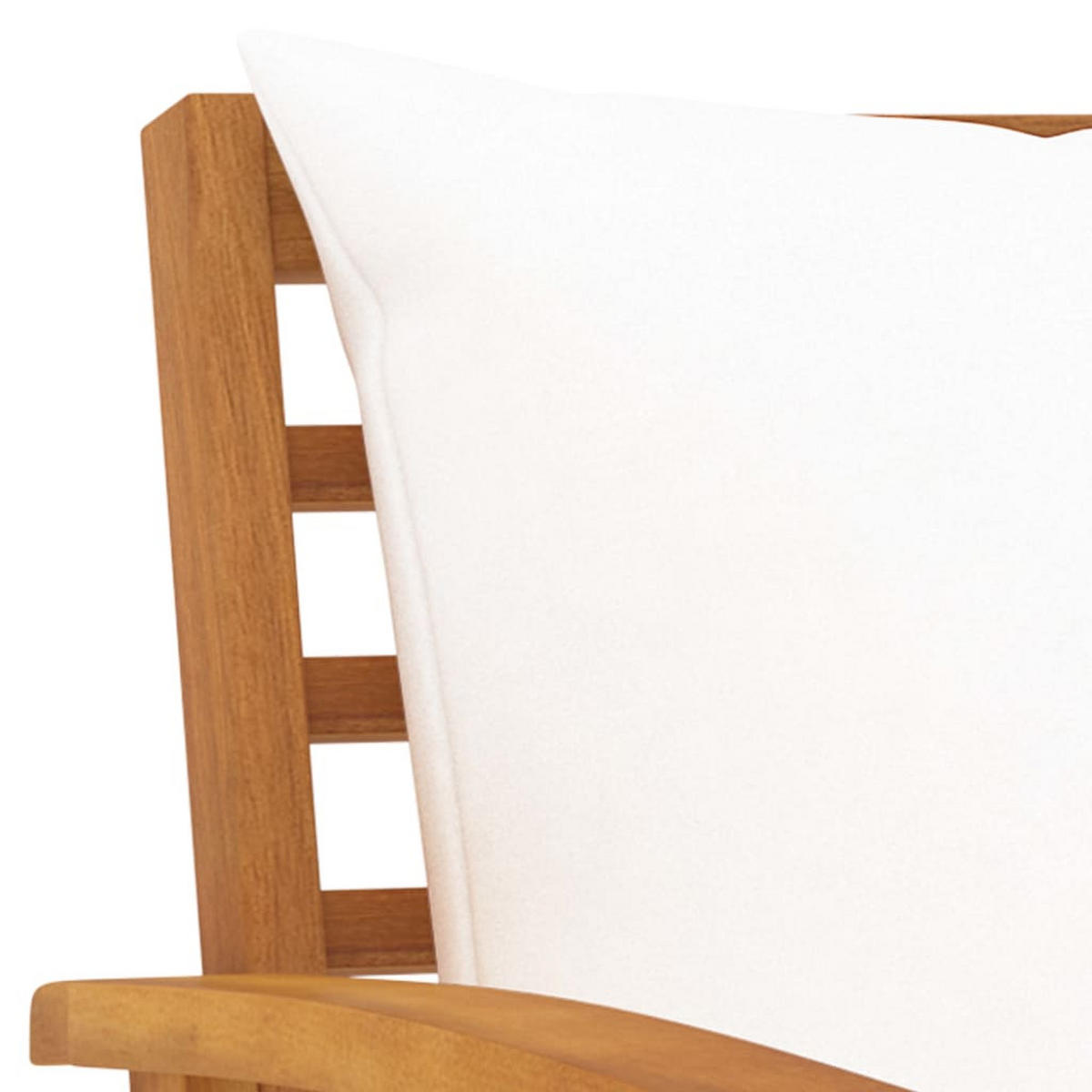 GARTENSET Reif 3-teilig - Creme, Holzwerkstoff - Nettlife