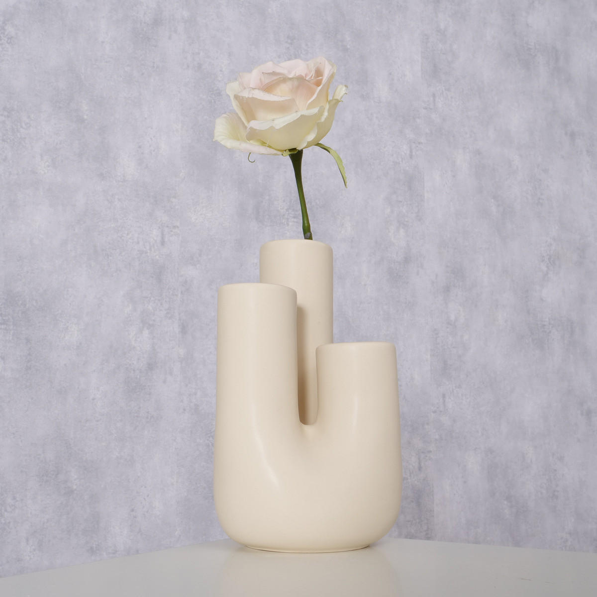 VASE Astory H. 30 cm - Beige, Keramik (20cm) - Boltze Home