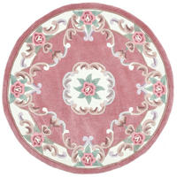 HANDTUFTTEPPICH Ming 150x150 cm - Rosa, Textil (150/150cm) - THEKO