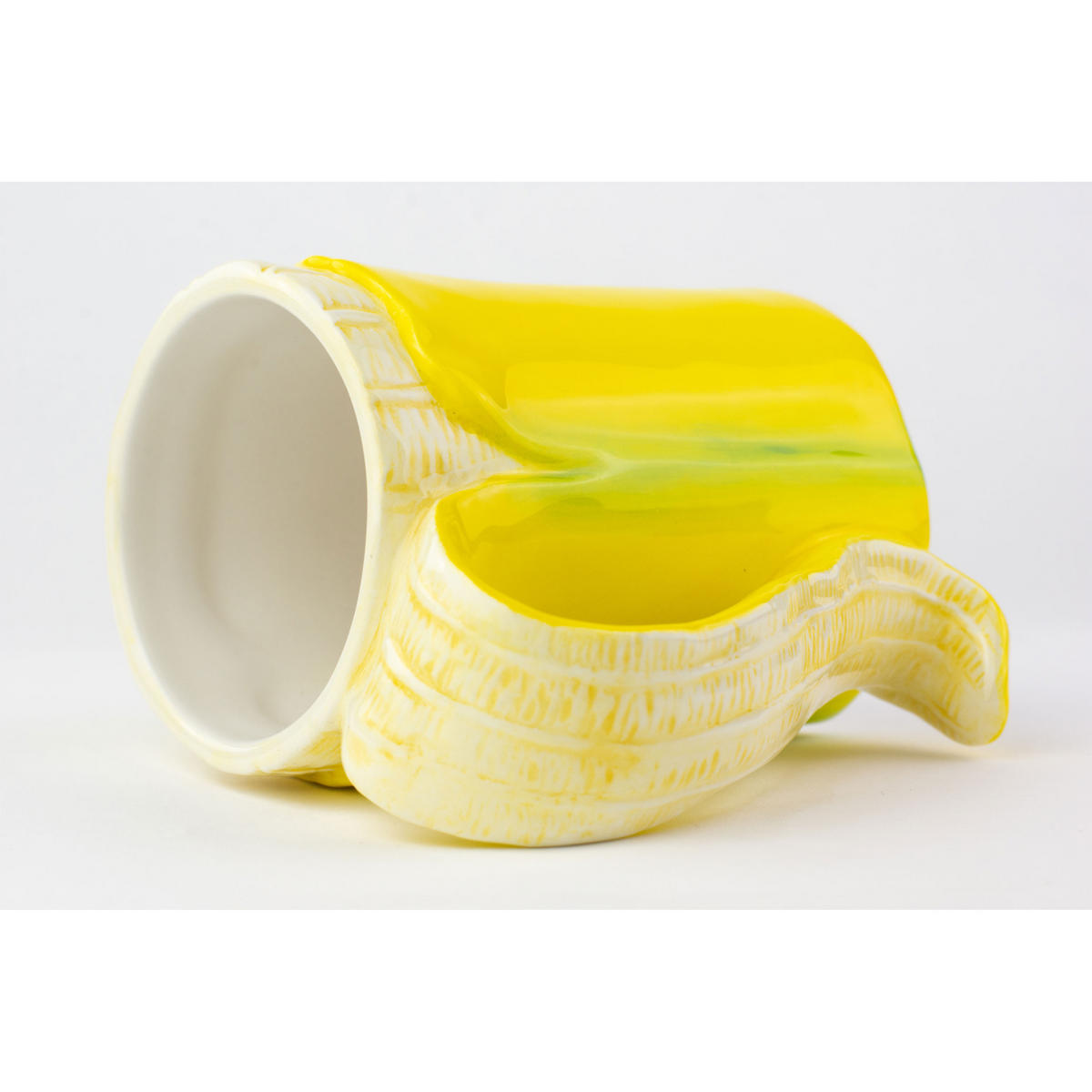 KAFFEETASSE Banana Romance, Dolomit, Gelb, 11 cm - Gelb, Keramik (0.37L) - Donkey Products