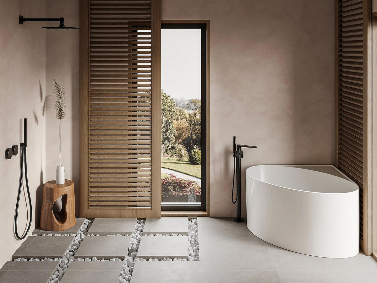BADEWANNE (Standard) - 1 Person - acryl - weiß Marta - Weiß, Kunststoff (100/58/100cm) - Vente-Unique