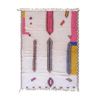 BERBERTEPPICH aus Marokko modern aus Wolle mehrfarbig - Multicolor, Naturmaterialien (211/286cm) - AFK Living