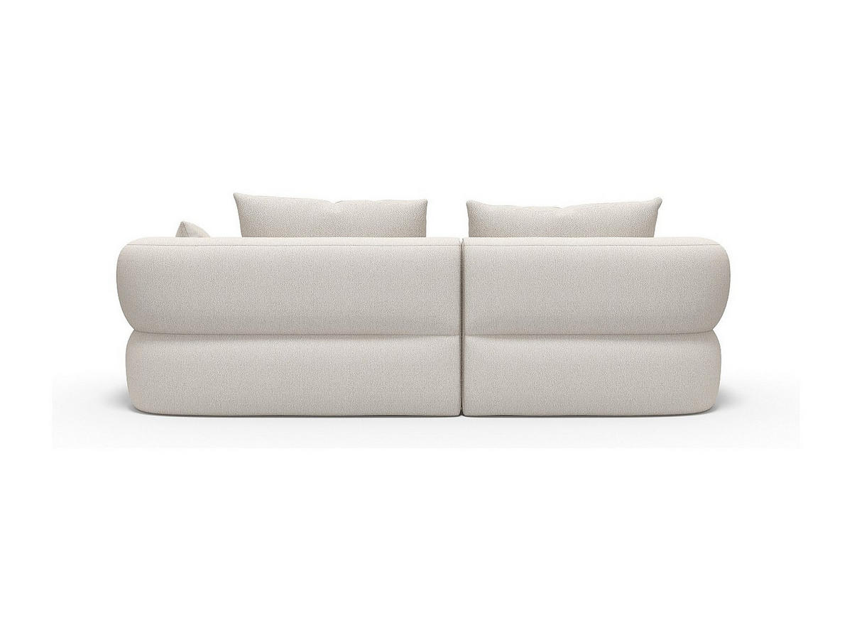 SOFA - 5 Personen - stoff - beige Cusava - Beige, Kunststoff/Textil (280/86/160cm) - Vente-Unique