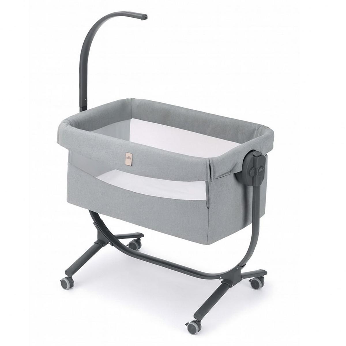 BABY-BEISTELLBETT höhenverstellbar Cullami - Grau, Kunststoff/Textil - Cam il Mondo del Bambino S.p.A.