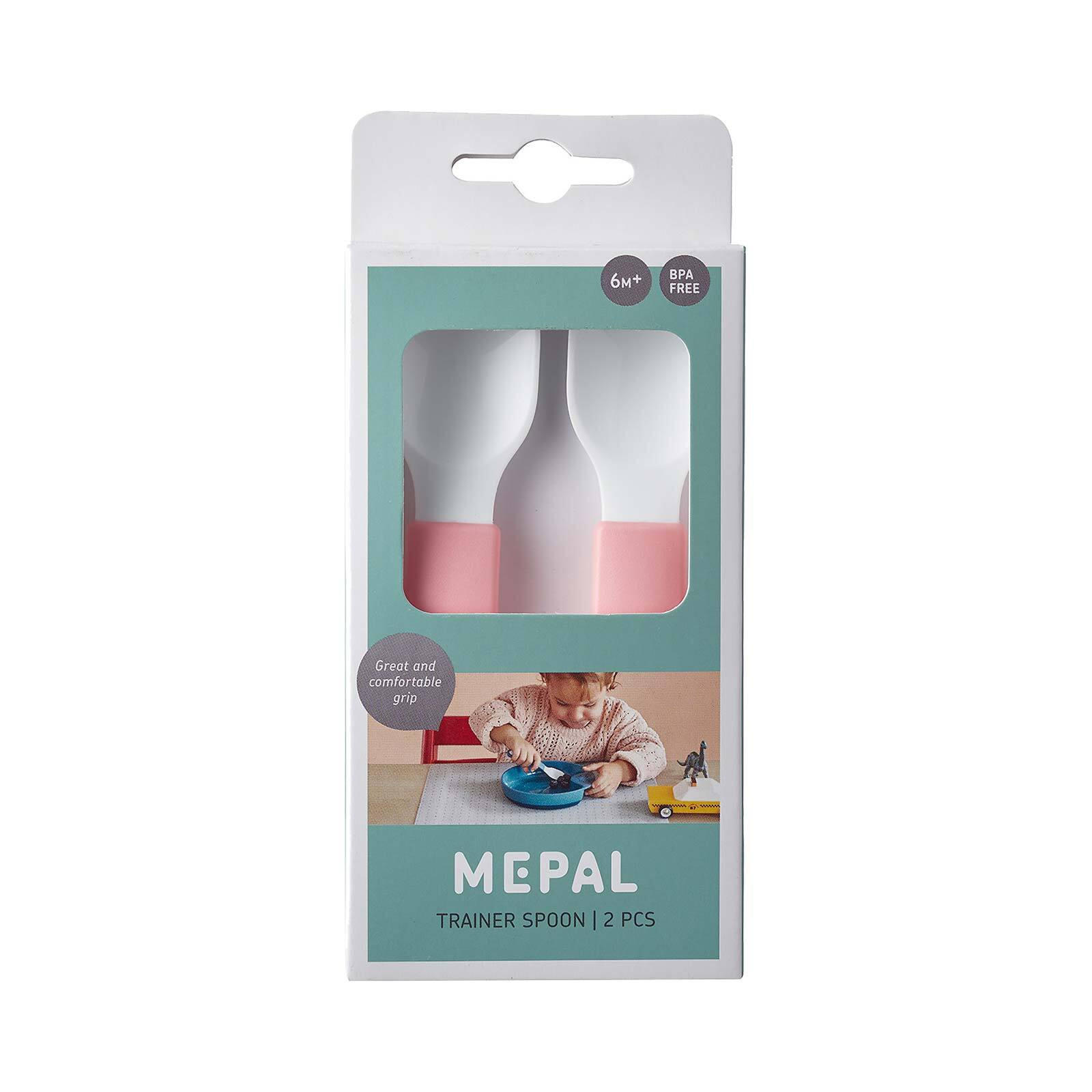LERNLÖFFEL Mio Deep Pink 2er Set - Pink, Kunststoff - Mepal