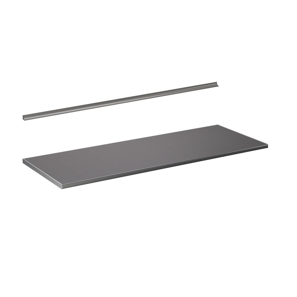 KUCHYNSKÁ DOSKA R-Line, Platina, 160 cm - platinová, kompozitné drevo (160/2.8/60cm) - Vicco