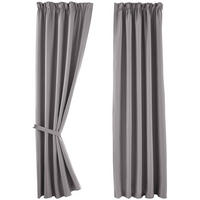 VORHANG 2ER SET NEWYORK HxB 225x295 cm Grau - Grau, Textil (295/225cm) - Gardinenbox