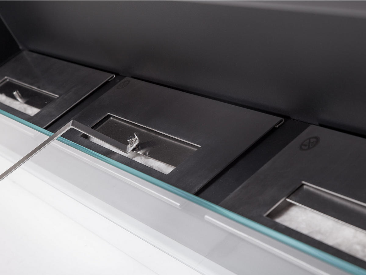 BIOETHANOL-KAMIN Weiß Wandmodell inklusive 3.6 L Brennblock - Weiß, Metall (136/54/21cm) - Purline