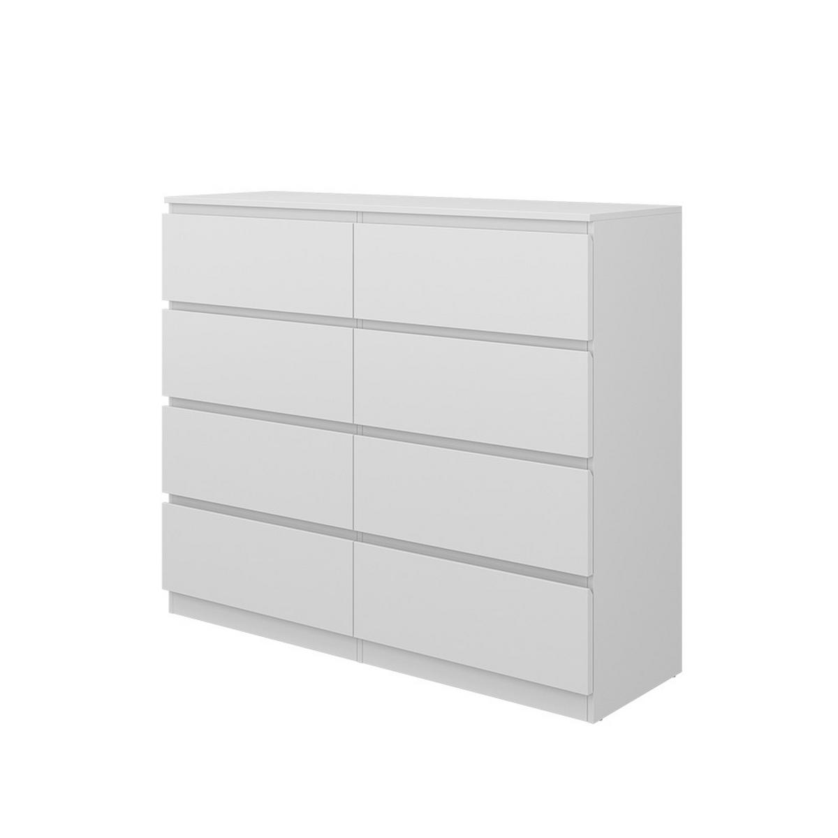 KOMMODE Calisto Weiß 120 x 101.5 cm - Weiß, Holzwerkstoff (39/101.5/120cm) - Vicco