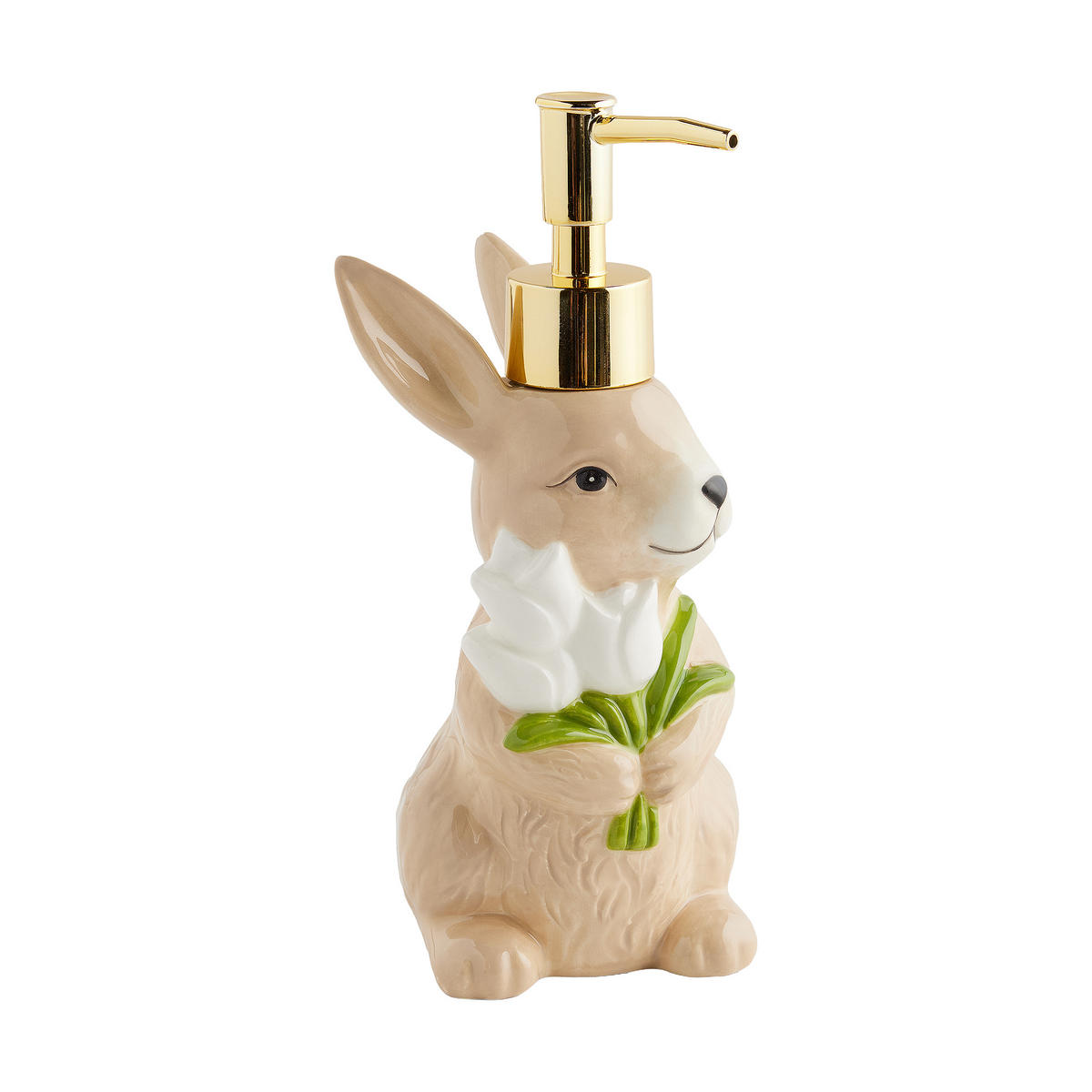 SEIFENSPENDER Tulis - Hellbraun, Keramik (7.6/20/9cm) - home&you