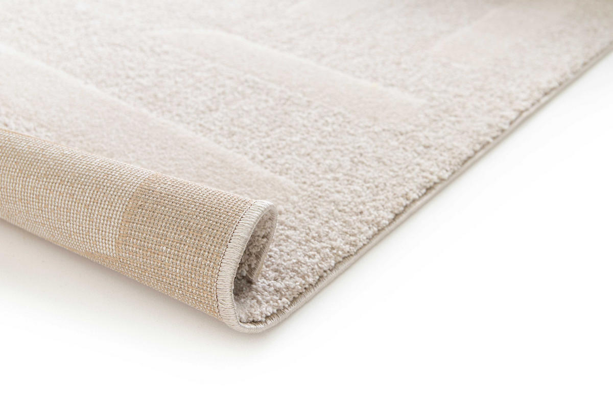 WEBTEPPICH Beige Caledonia 80/150 cm - Beige, Naturmaterialien/Textil (80/150cm) - Atticgo