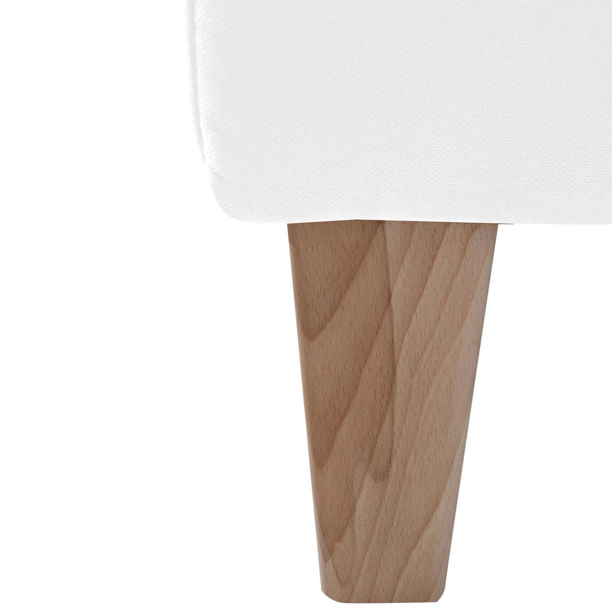 SESSEL Karol Bezug Veloursstoff Buche natur / creme - Weiß, Kunststoff (71/81/70cm) - 58aufmkessel