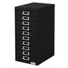 AKTENSCHRANK - Schwarz, Metall (38/60/28cm) - ML-DESIGN