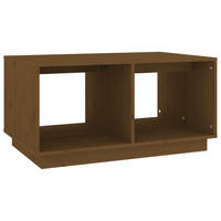 COUCHTISCH Honigbraun 80x50x40 cm Massivholz Kiefer - Braun, Holz (80/50/40cm) - furnicato