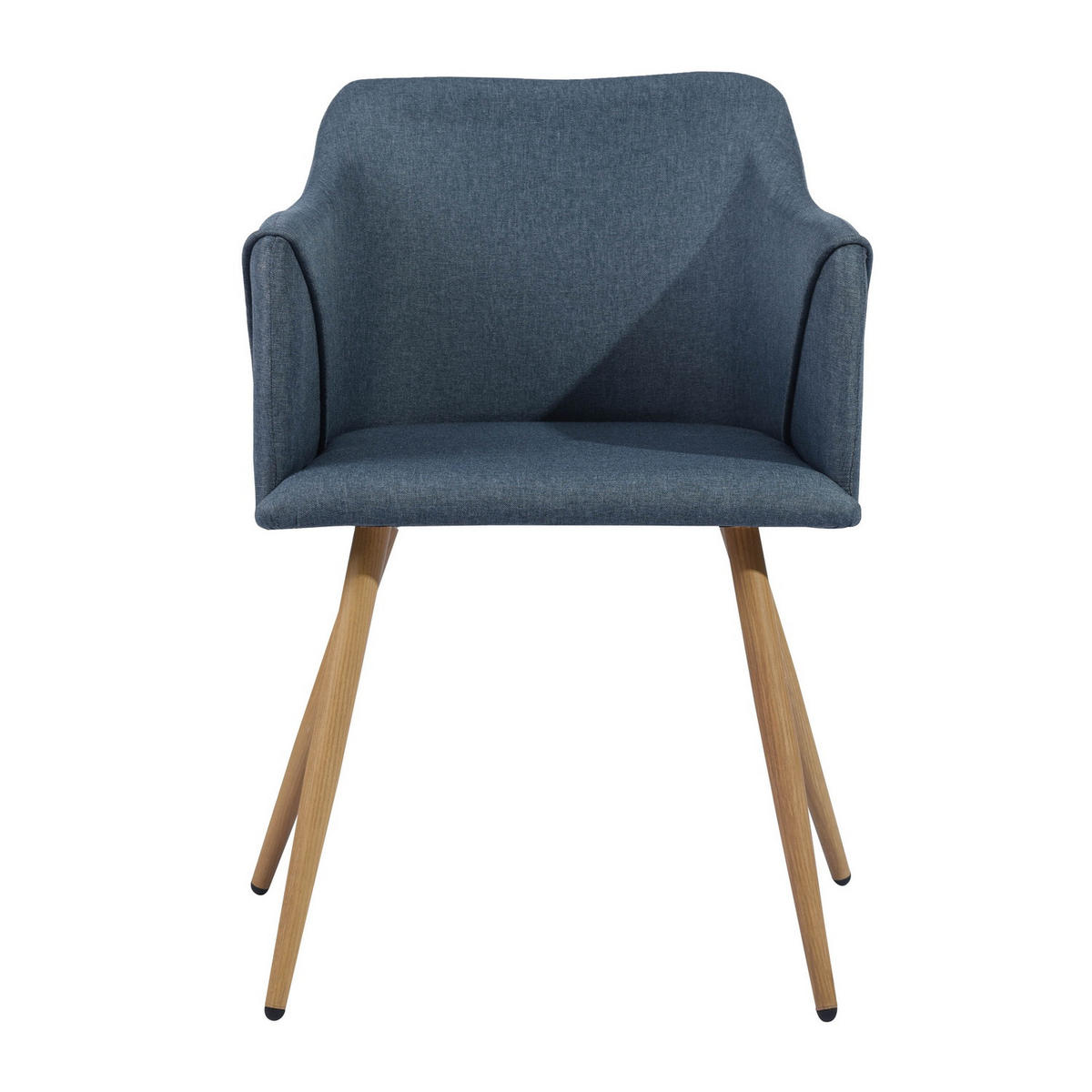 ESSZIMMERSTUHL 2er-Set Stoff Blau - Blau, Holz/Holzwerkstoff (54/75/53cm) - Urban Meuble