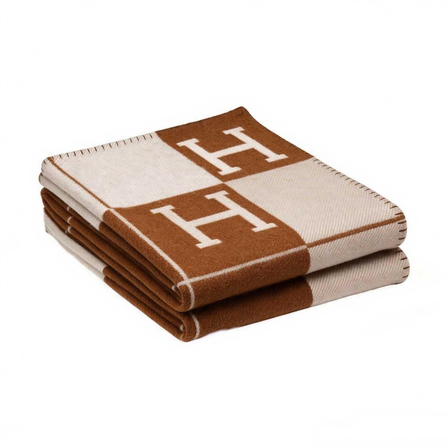 WOHNZIMMERDECKE - 130 x 180 cm - Braun - Braun, Textil (130/180cm)
