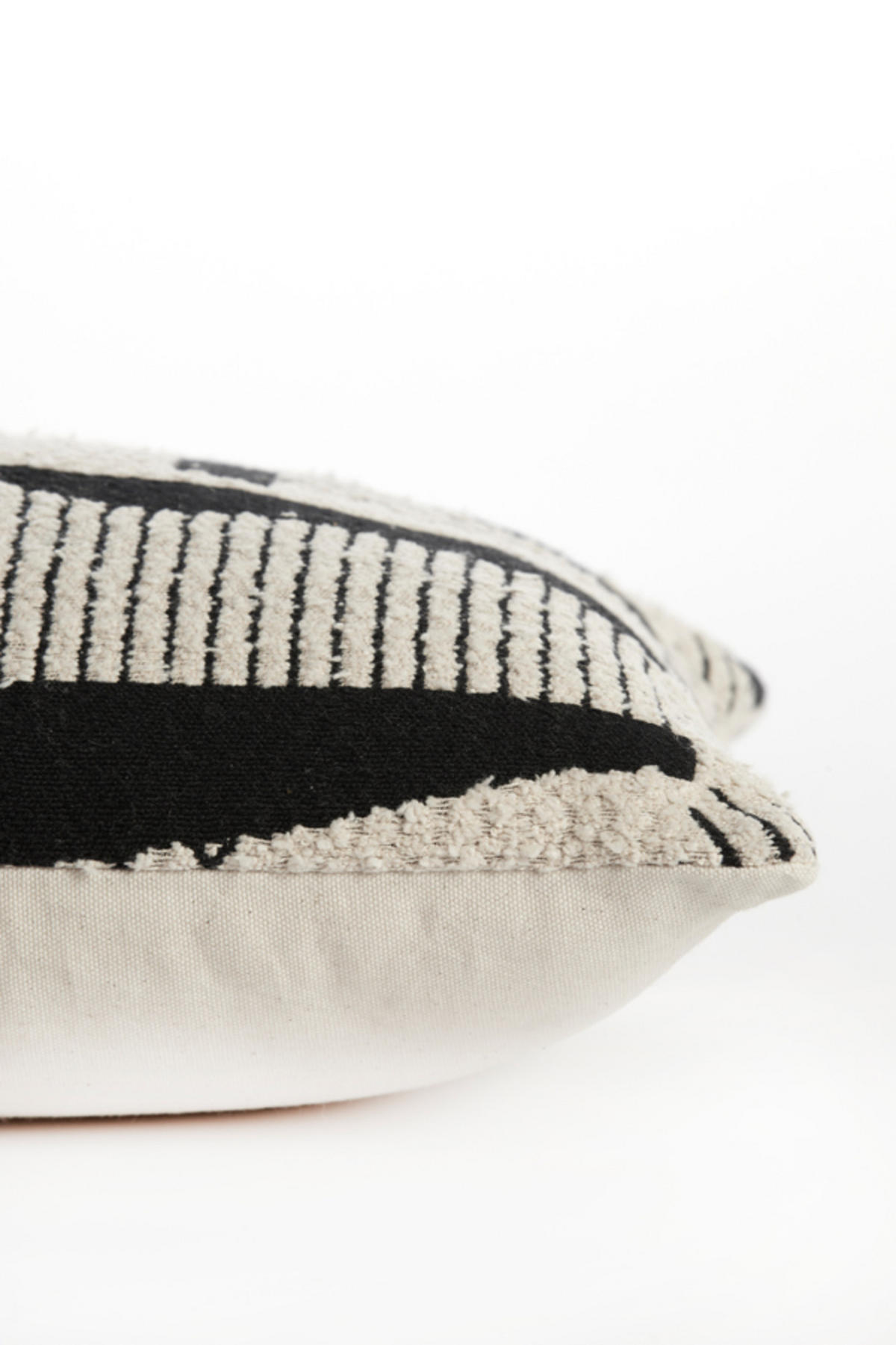DEKOKISSEN Cesena Schwarz 60/30/10 cm - Schwarz, Textil (30/60cm) - Light & Living