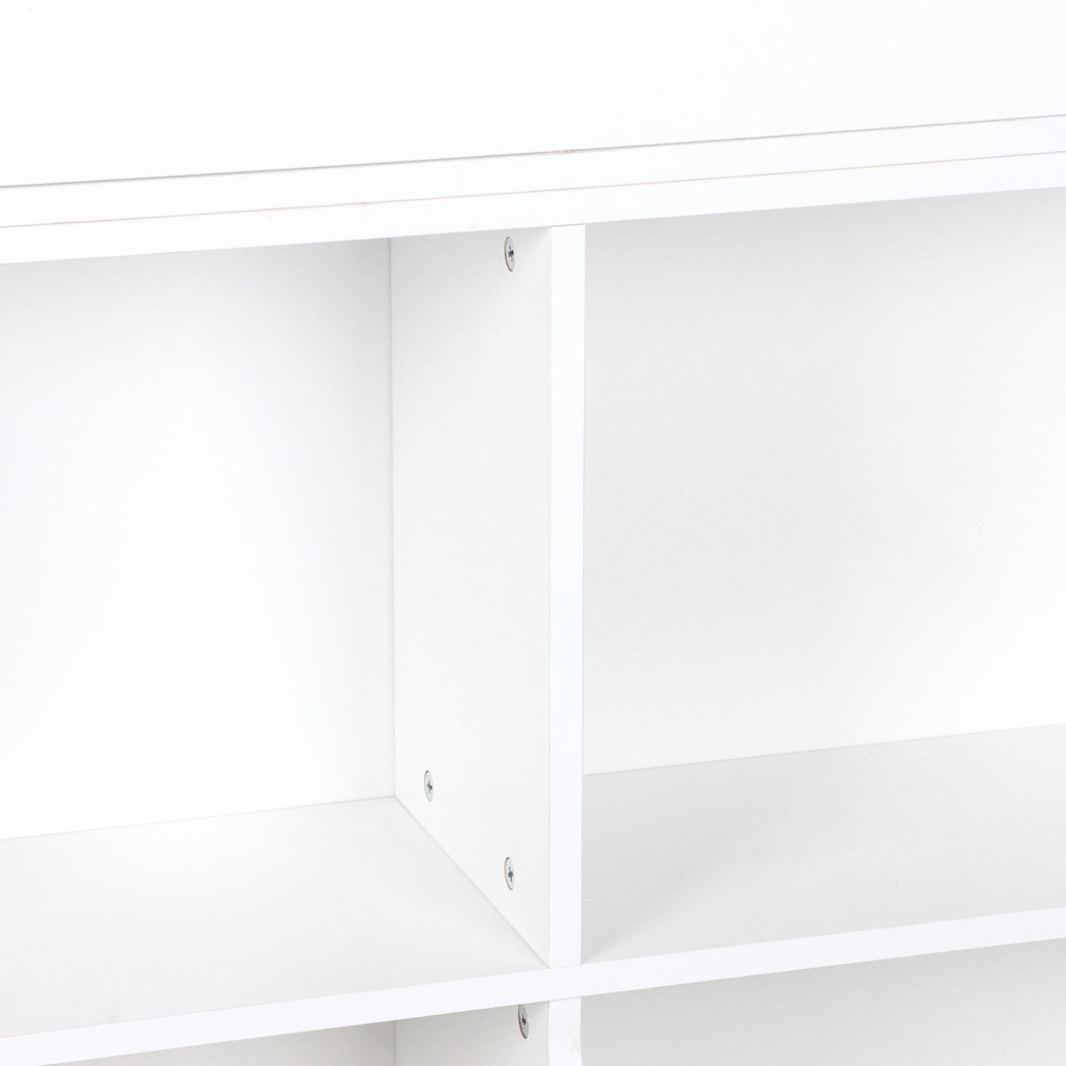 KINDERREGAL - Weiß, Holzwerkstoff (67/89.5/30cm) - Relaxdays