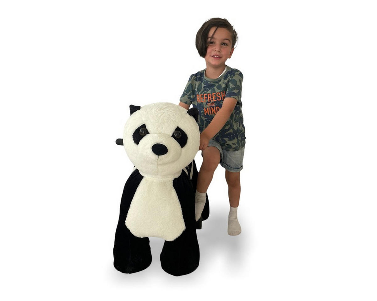 REITPANDA Pochoo schwarz-weiß - Schwarz, Kunststoff (80/48/75cm) - TPFLiving