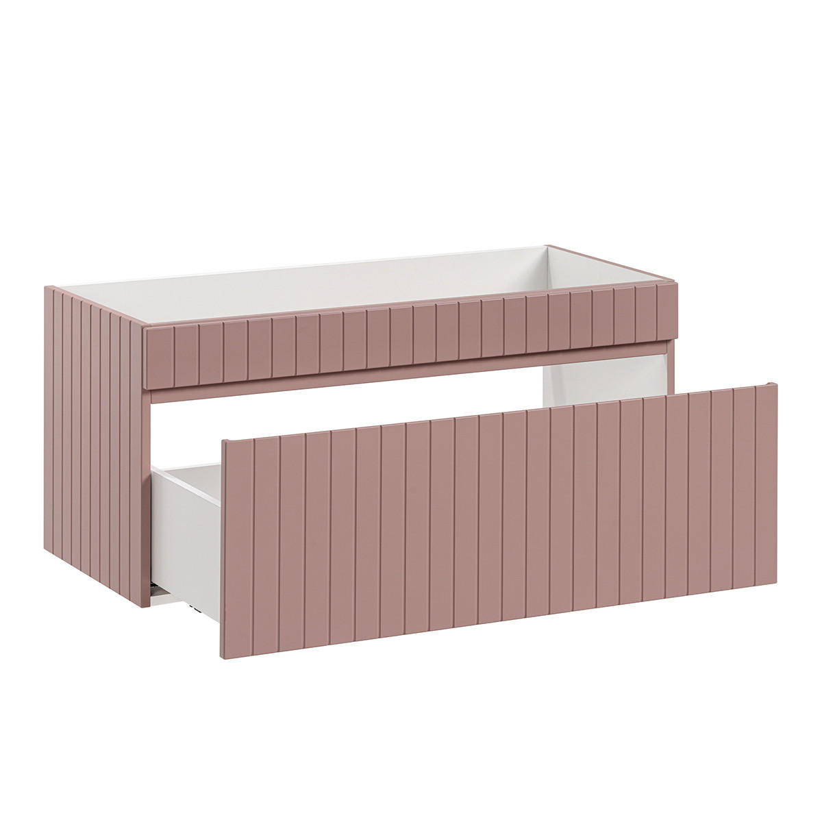 WASCHTISCHUNTERSCHRANK 100cm Zelie Rose - Pink, Holzwerkstoff (100/46/46cm) - Petits-meubles