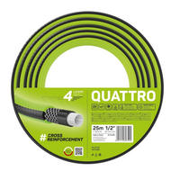 GARTENSCHLAUCH QUATTRO 1/2" 25 m - Transparent, Kunststoff (2500cm) - Cellfast