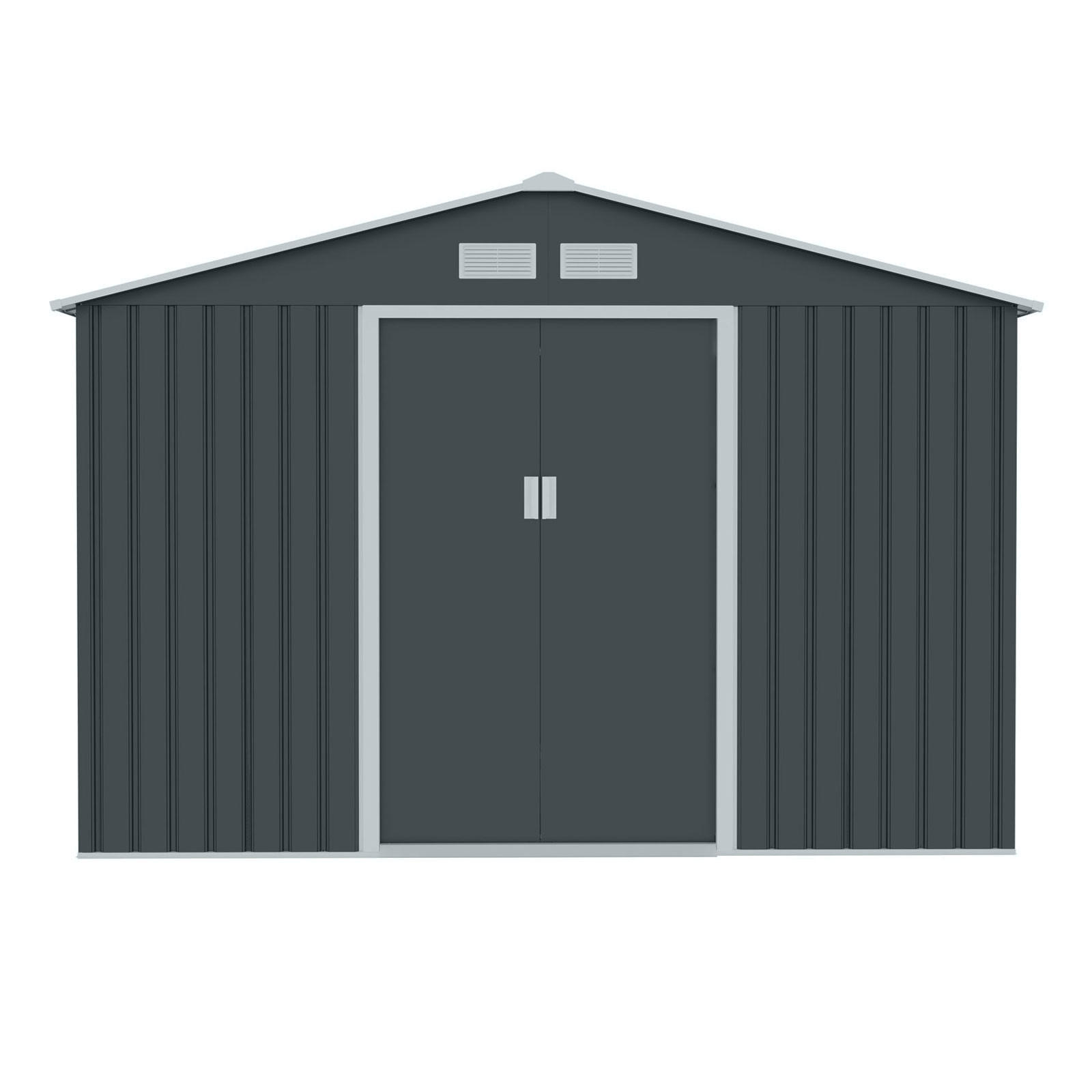 GERÄTEHAUS S200 Metall Grau - Grau, Metall (191/192/277cm) - HATTORO
