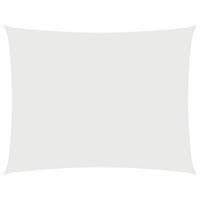 SONNENSEGEL Oxford-Gewebe Rechteckig 2x3,5 m Weiß - Weiß, Textil (350/200cm) - furnicato