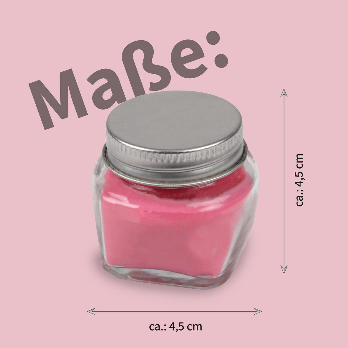 DUFTKERZE im Glas "Fruity Lollipop" mit Deckel, 2er Pack mit je ca. 7 Std. Brenndauer, Ø6cm, Raumduft als Geschenk und Dekoration - Rot, Glas (6/5cm) - HS Candle