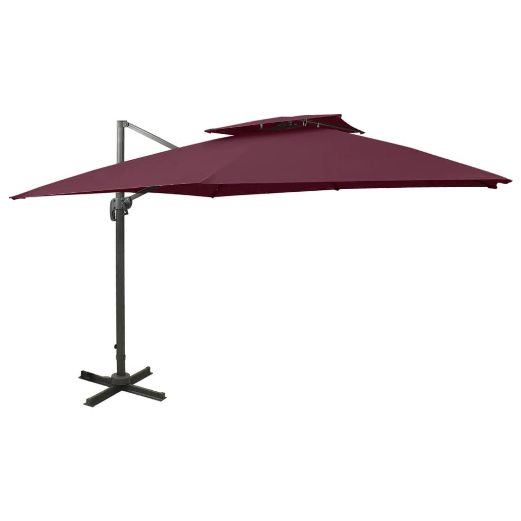 Deluke Sonnenschirm Rot 300x300 cm