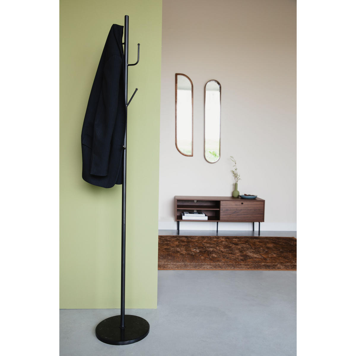 GARDEROBESTÄNDER Twiggy Schwarz - Schwarz, Metall (29/170/170cm) - Housecraft Living