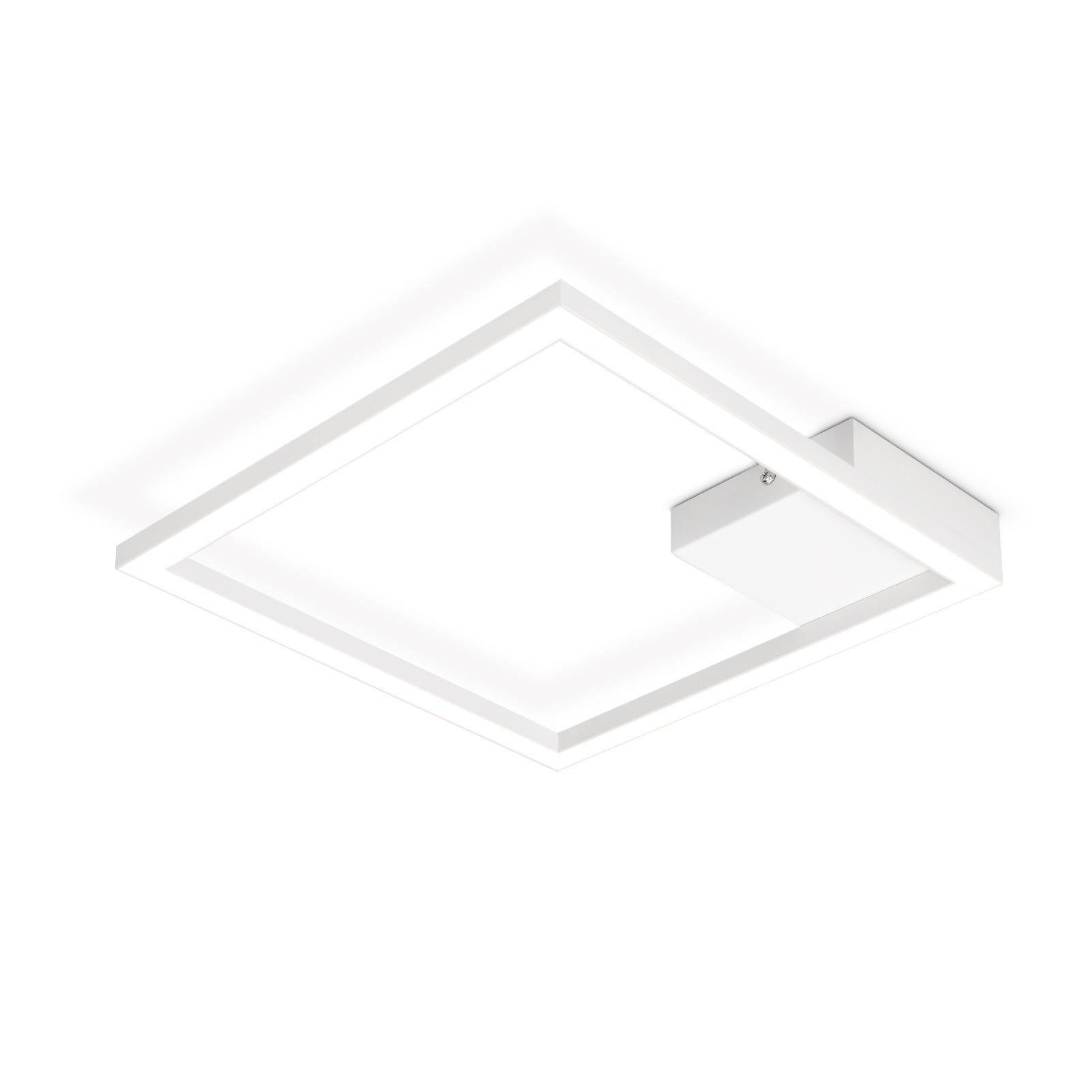 LED-DECKENLEUCHTE Eisenach 29.4/29.4/3.8 cm - Weiß, Metall (29.4/29.4/3.8cm) - Nettlife