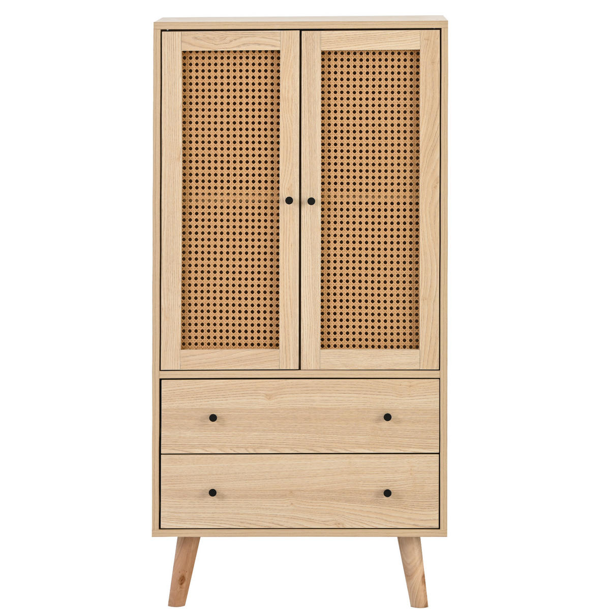 SIDEBOARD 40/60/120 cm Eiche aus Spanplatte mit Stauraum - Eichefarben, Holzwerkstoff (60/120/40cm) - OKWISH