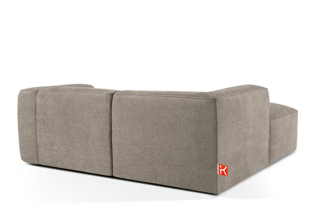 ECKSOFA LINKS FUBBO, Beige - Beige, Holz/Holzwerkstoff (225/176cm) - KONSIMO®