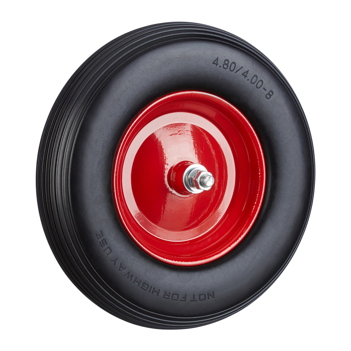 SCHUBKARRENRAD - Multicolor, Kunststoff/Metall (39/39/9cm) - Relaxdays