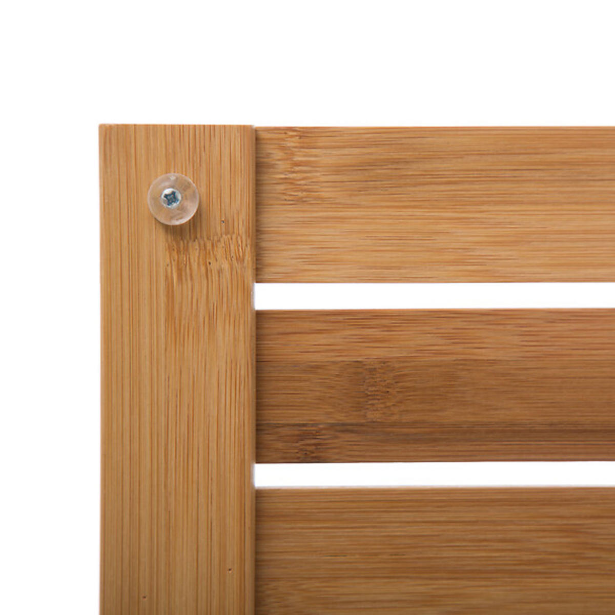 FUSSMATTE Naturelle, Badematte, Bambus, Beige, 53 x 36 cm - Beige, Holz (35.5/53cm) - 5five Simply Smart