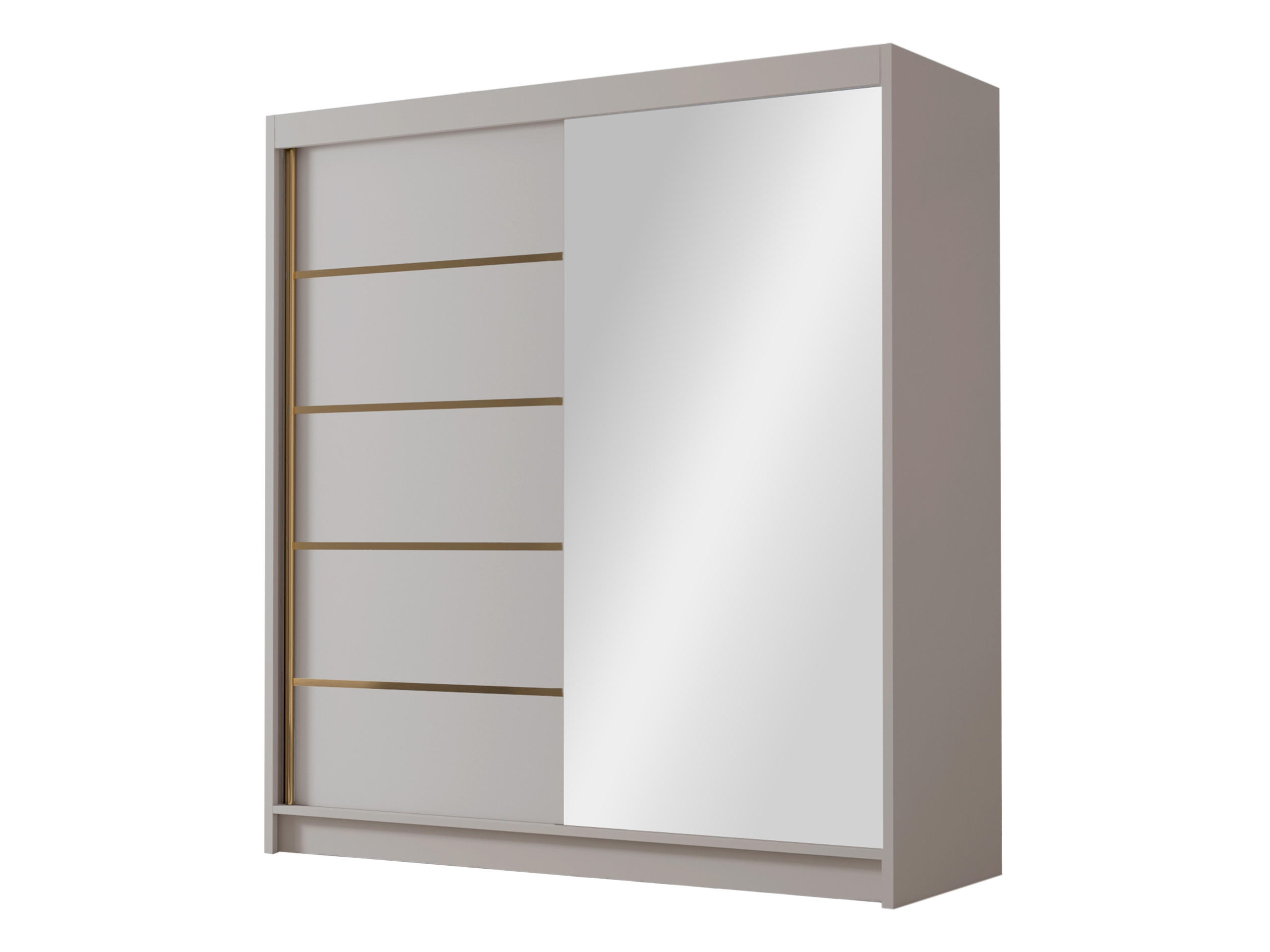 Mirjan24 Schiebetürenschrank Natur 180x215x58 cm