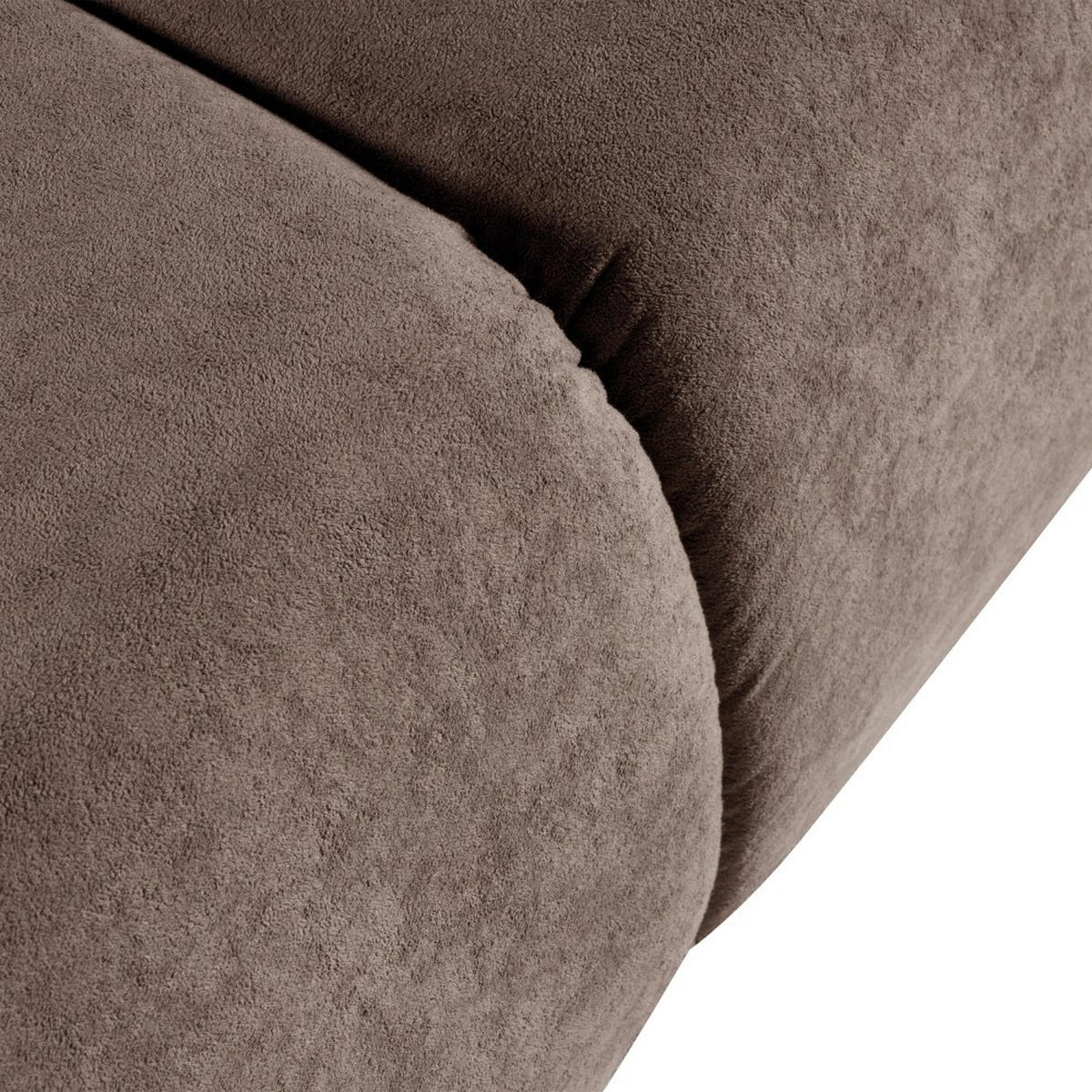 SCHLAFSOFA 3-Sitzer Trevi mit Schlaffunktion, Braun - Schwarz/Braun, Textil (206/82/91cm) - Beautysofa