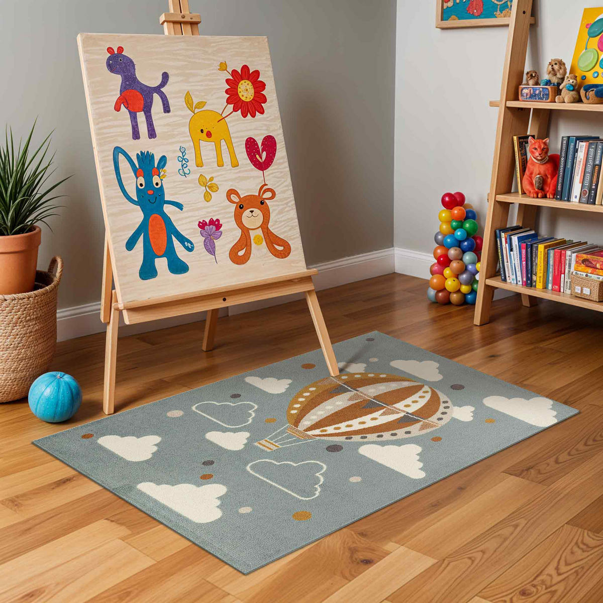 KINDERTEPPICH 140x200 cm Mehrfarbig - Multicolor, Textil (140/200cm) - LIVABLISS