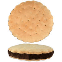 ZIERKISSEN Schokokeks Doppelkeks Keks 40 cm - Multicolor, Textil (40/40/7cm) - United Labels