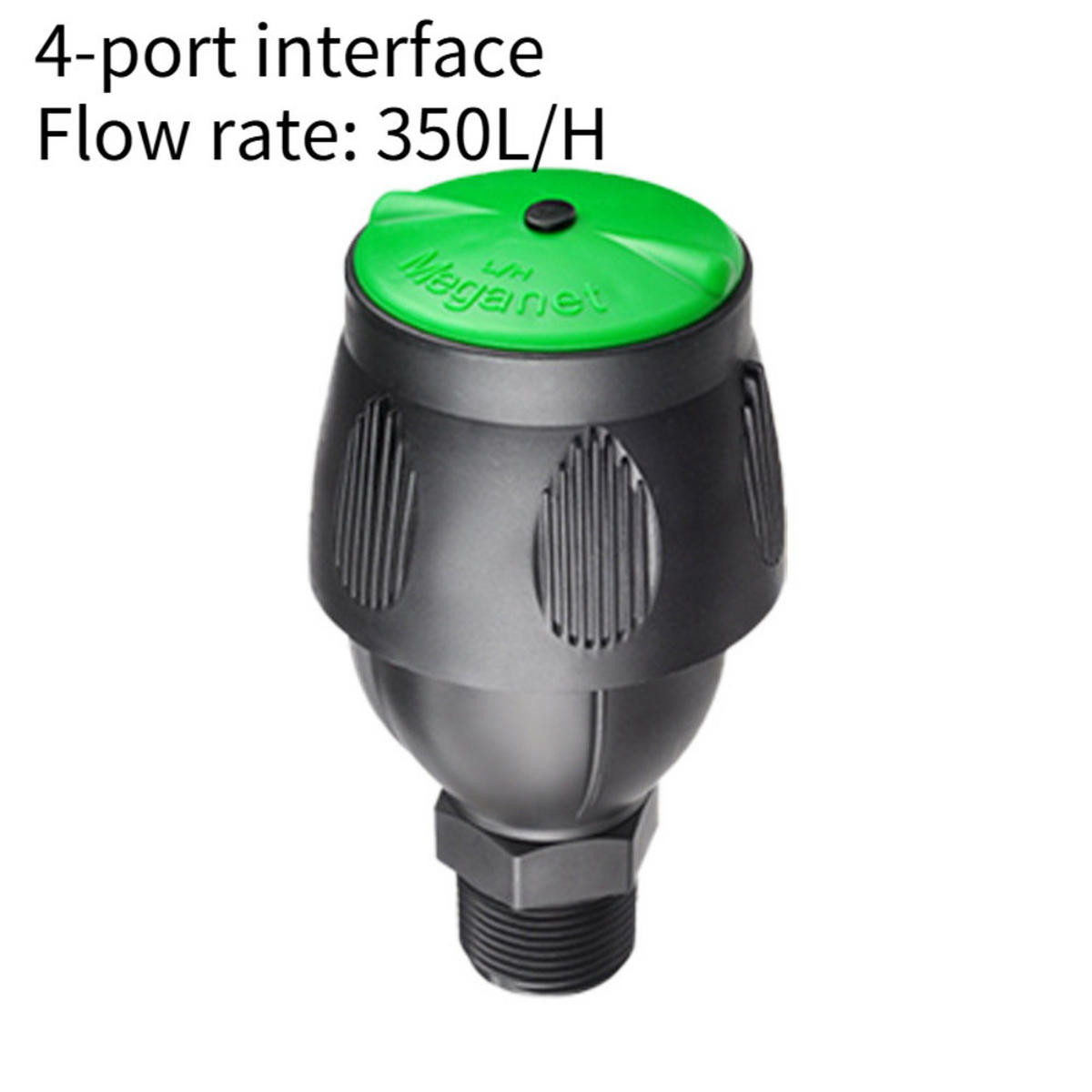 MAG-DÜSEN, 1/2 Zoll, Schwarz, 2 Stück (550 l/h und 350 l/h) - Schwarz, Kunststoff (4/4/9cm) - Weltevree