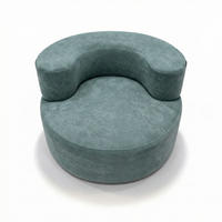 WOHNZIMMERSESSEL Milo 1-Sitzer - Salbei - Salbeigrün, Textil (110/75/102cm) - COCO Living