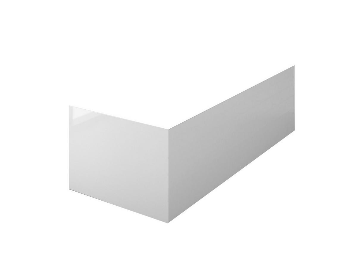 BADEWANNE Rechteck INTRICA 150/75 mit Schürze Ablauf Füße - Weiß, Kunststoff (75/55.5/150cm) - bad land